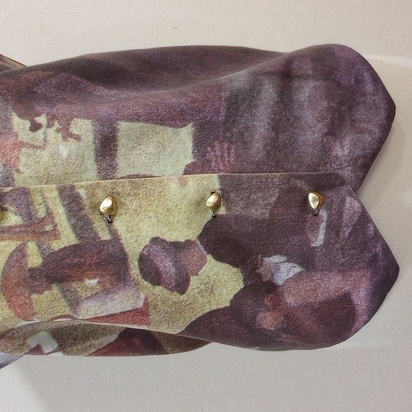 Niki And Danielle Vintage 80's Vest Greorges Seurat Painting - OS - Picture 8 of 11